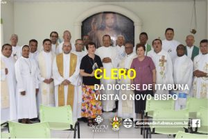 VISITA DO CLERO A DOM CARLOS EM TEIXEIRA DE FREITAS