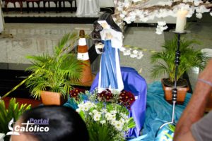 Último dia da imagem de Irmã Dulce na Paróquia de Santa Rita em Itabuna.