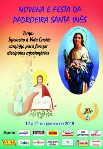 Paróquia de Santa Inês se prepara para a Novena e festa da Padroeira 2018