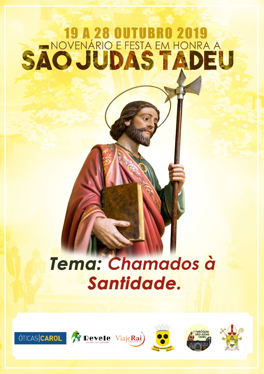 Leia mais sobre o artigo Vai iniciar o Novenário de São Judas Tadeu 2019