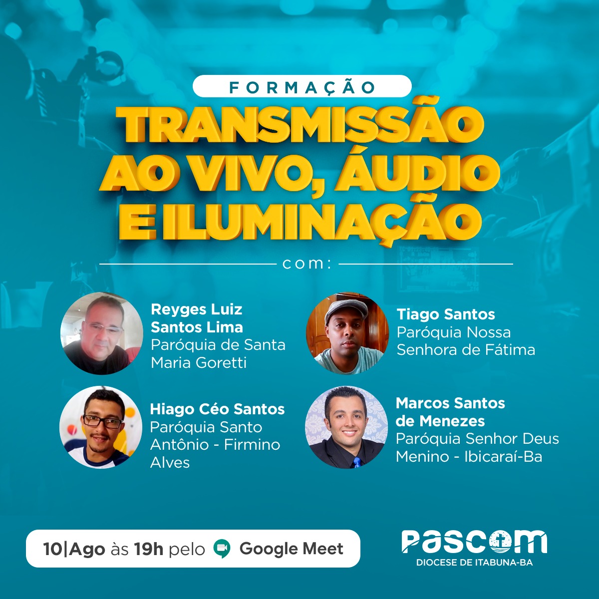 Leia mais sobre o artigo Participe agora da formação sobre transmissão ao vivo